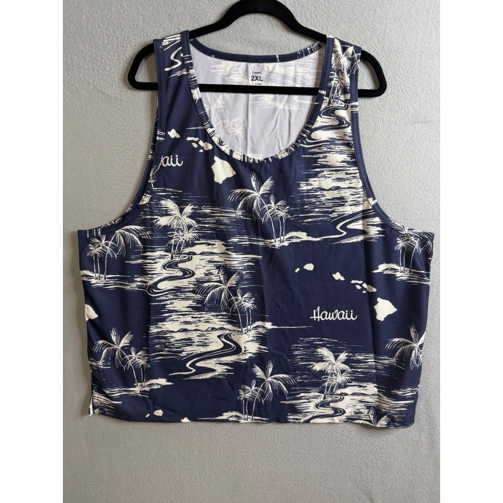 Favant Hawaii Tank Top Men's XXL‎ Sleeveless Tropical Island Print